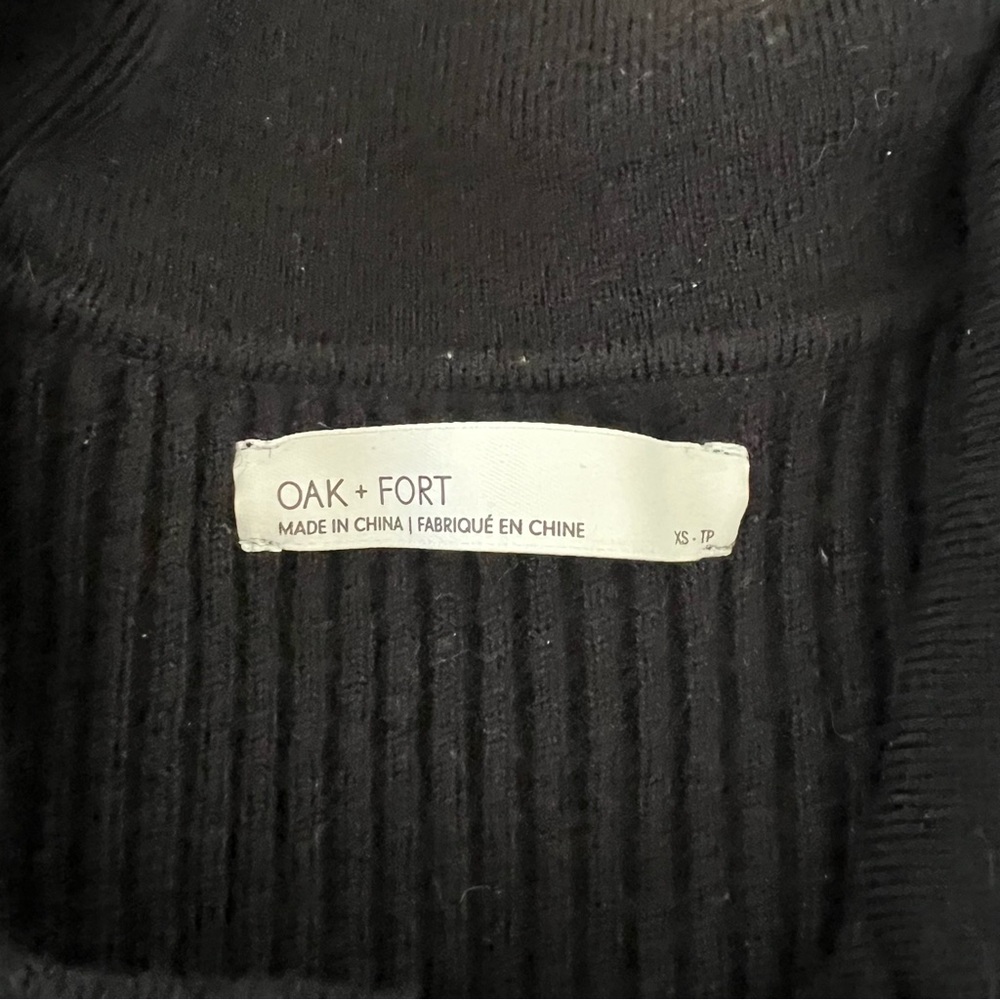 Oak + Fort Rib Knit Button Up Cardigan - Picture 2 of 3